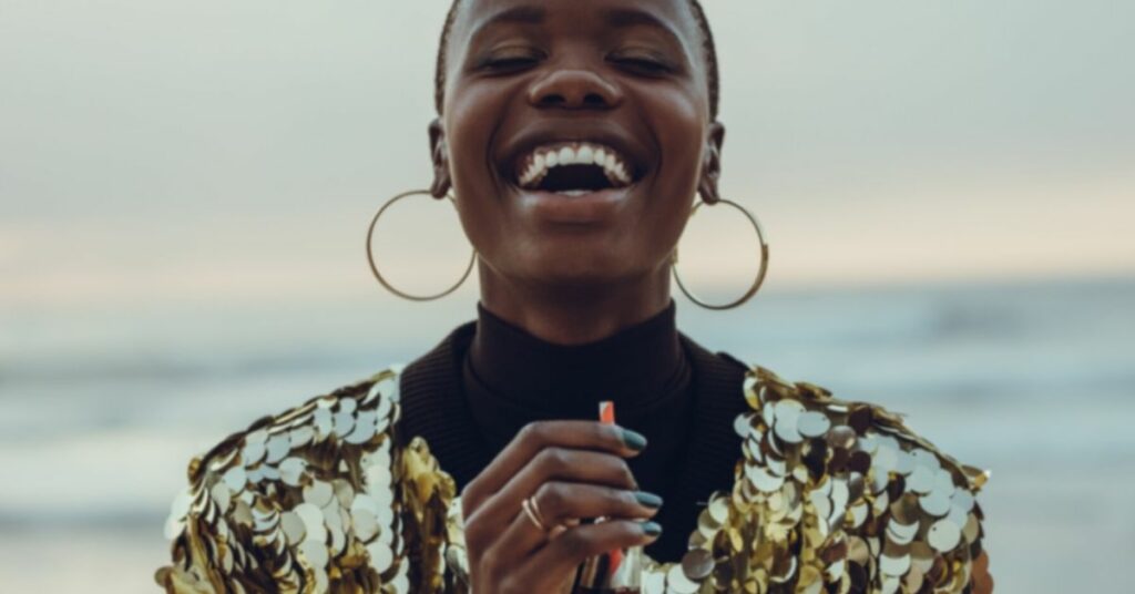 happy woman